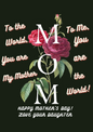 Mom, You Are My World