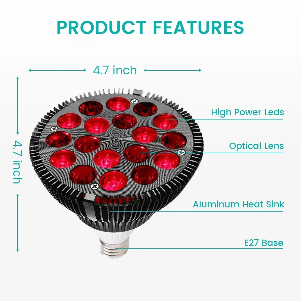 Red Light Therapy Bulb