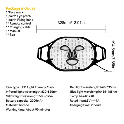 Red Light Therapy Mask